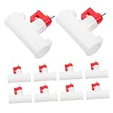 ibasenice 10 Stück Automatische Tränke Für Hühner Automatischer Trinkbecher Für Hühner Hühnerregenwatersystem Trinknippel Für Geflügel Kükentränke Taubenwasserspeisendispenser Polypropylen