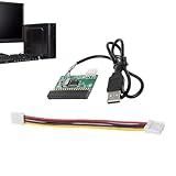 External Floppy Drive, USB Converter Floppy Disk Reader, Portable Cord to A Dump Adapter Plug and Play Drive, Perfect for Laptops, Desktops, and Notebooks, Long-Term Use 1.42x1.73 In