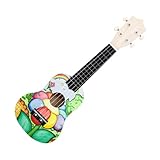 HAMPPLIES 1 Set Selbstgemachtes Gitarren Musikspielzeug Musikinstrumente Für Anzüge Für Jungen DIY Ukulelen Kit DIY Ukulelen Herstellungsbedarf Ukulelen DIY Material DIY Graffiti