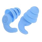 ABOOFAN Ohrstöpsel aus Silikon, Schalldämmung, dreilagig, geräuschdämpfend, wasserdicht, bequem, für Schlaf, Schwimmen und Konzerte, vielseitiger Gehörschutz, Unisex