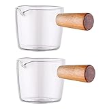 Kufughty 2 StüCke Saucen Schale mit Dip Bowl Glas Schalen Saucen Schale GewüRz Schale Untertasse Vorspeise Platten Geschirr KüChe Werkzeug