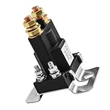 Honseadek Hochstrom-Starter für Relais 500 A DC 12 V für SPST Auto-Startschütz GAW Doppelbatterie