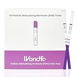 Wondfo 10x Menopause test FSH-Test Teststreifen für Frauen Fruchtbarkeitstests für zu Hause