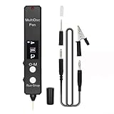 HpLive Tragbar Multifunktionaler Oszilloskop‑Tester Stift mit Widerstands‑, Dioden‑ und Spannungsmessung, Infrarot‑Wärmebildkamera, Digitalanzeige, Schwarz(4-in-1)