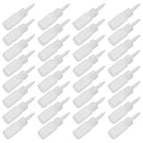 FONDOTIN 50 Stück Leere Kunststoff-tattoo-flaschen Nachfüllbare Quetschflaschen mit Auslaufsicherem Verschluss Transparente Pigmentbehälter zur Präzisen Farbmischung Kompatibel mit