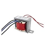 TNGNMGVSJ 1W Ei Leistungstransformator 8X15 Dual Ausgang 12V-0-12V 15V 18V 24V 110VReiner Kupferdraht Audioverstärker Transformator Eingang 220V 110V (Color : Input 110v, Size : 6V-0-6V)