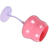 Supvox Rosen Glaskelch aus Glas Bauchiger Cocktailbecher in Pink Stilvoller Weinkelch für Party Hochzeit und Weinverkostung