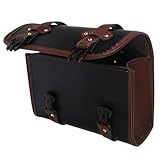 Ipetboom Aufbewahrungstasche aus PU Wasserdichter Satteltaschen Organizer Farben für Mehr und Sicheren Transport von Gegenständen Kompatibel