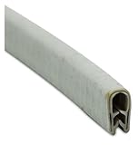 U-förmige Gummidichtung, zufällige U-Form, Gummi, Autotürdichtung, Zierleiste, Autotürschutz, Schutzstreifen für Auto, Metallkanten, Boote (10 mm x 17 mm x 6 mm x 2 m)