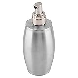 350ml Seifenpumpenflasche Edelstahlschaum Seifenlotionsspender, für Küche Bad Handwäsche Flüssigflasche Desinfektionsmittel Heiß