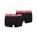 8719965009202 Men's Repeat Logo Trunks, Black/red, M (2er Pack)
