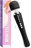 MySecretCase Massagestab Sexspielzeug für Frauen - Wand Paarvibrator fuer die Frau, Vibration Massagegeräte fur die Rücken, Erotik Wibrator Paare, Vibratoren Sex Massager, Auflegevibrator (Schwarz)
