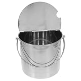 HOUDERCO Eiseimer mit Griff Tragbarer Eiskübel für Camping Bar und Partys für Getränke Weine und Kalte Erfrischungen Vielseitiger Eisbehälter