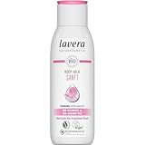 Lavera Naturkosmetik Bio Körpermilch Sanft Sinnlicher Wildrosenduft, Vegan, 200 ml