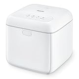 Philips UV-C Desinfektionsbox (135 W), Desinfektion mit UV-C Licht, Sterilisator für Babyflaschen, Geschirr, Handy, Schlüssel u.v.m., 10 L Fassungsvermögen, weiß