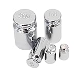 Kalibrierungsgewicht Set, 5 Stück Kalibrierung Gramm Set, Satz Messgewichte, Set mit Kleinen Gewichten für Elektronische Waagen, Labor, Hobby, Basteln, 1g, 2g, 5g, 10g, 20g