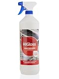 HiGloss Kraftreiniger 1000 ml inkl. Sprüher – Ultra-starkes Konzentrat gegen eingebrannte Rückstände auf Grill, Backofen & Co. – geruchsneutral, schnell wirksam & vielseitig einsetzbar