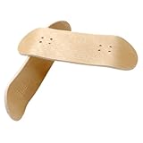 Toyvian 2 Stück Mini Finger Skateboard Decks Holz DIY Fingerboard Ersatzteile Leicht Robust mit Vorgebohrten Löchern Für Finger Skateboard Zubehör