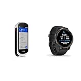 Garmin Edge Explore 2 - GPS-Fahrradnavi für Tourenradfahrende & E-Bikende & Venu 2 – GPS-Fitness-Smartwatch mit ultrascharfem 1