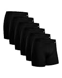 DANISH ENDURANCE Sports Trunks 6 Pack L Black 6-Pack