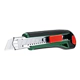 Bosch Home and Garden Bosch Cutter-Messer (extra scharfes Messer mit 18mm Abbrechklingen; SK5-Stahl; ergonomischer Softgrip; Auto-Lock Klingenarretierung, automatischer Klingennachschub)