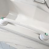3 PAGEN® Haltegriff für Senioren - sicheres Ein- & Aussteigen in Dusche und Badewanne – Befestigung ohne Bohren – Badewannengriff mit Saugnäpfen – mehr Sicherheit im Alltag – Länge: 60cm