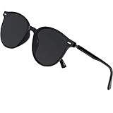 Arjien Retro Runde Polarisierte Sonnenbrille Damen Herren UV400 Schutz Vintage Sonnenbrille für Fahren Golf Strandurlaub