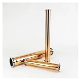 1 x 38 mm OD50,5 Tri-Kupferspulenrohr/Rohr, Länge 300 mm, Dicke 1,5 mm, Tri-Klemm-Kupferrohr