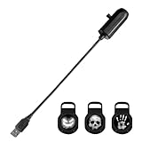 Halloween-Beleuchtungsprojektor – Dekorativer Projektor, magnetisch, für den Außenbereich, mit 3 Modi für Halloween – LED-Lampe drehbar um 360 Grad mit Handabdruck, Geist, Skelett, USB, für Terrasse