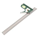 DIYEAH Kombinationswinkel Präzises Messwerkzeug für Holzarbeiten Tragbarer Winkelmesser mit Multifunktionsdesign für Professionelle und DIY Enthusiasten