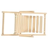 BCOATH Miniatur Strandliegestuhl aus Puppenhaus Dekoration Detailgetreues Miniatur Möbelstück für Strand Mikrolandschaft Leicht und Robust Teiliges Modell für Realistische Szenen