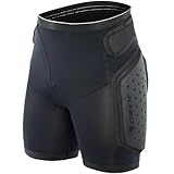 Dainese Herren Action Shorts Evo Ski Protektor, Black/White, L