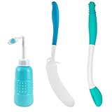 3 Stück WC-Hilfsmittel, Toilet Cleaner, Toilettenhilfe zum Abwischen des Gesäßes, Toilettenreiniger, für Menschen Übergewicht, Ältere und Behinderte, Bottom Buddy Wisch Hilfe für Badezimmer