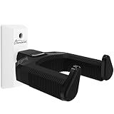 Gitarren-Wandhalterung, Auto Lock Gitarren-Aufhänger Weißes Hartholz, Gitarrenwandaufhänger, Gitarrenhalter-Haken, Wandständer für Klassik, Akustik, E-Gitarre, Bass, Ukulele, Geschenk für
