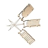 TOYANDONA 3 Stück DIY Weihnachtsornament für Tischdekoration Hängedekoration für Weihnachtsbaum Perfektes für Festliche