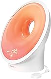 Philips SmartSleep Connected Sleep and Wake Up Light, Personalisierte Sonnenaufgang und Sonnenuntergang, SleepMapper App aktiviert, Sleep-Umgebungs-Tracking, HF3670/60