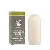 MÜHLE Rasierseifenstick REFILL - schäumende Rasierseife für sensible Haut - vegan - Nachfüll-Pack mit 37 g - Aloe Vera