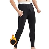 YCBMINGCAN Warehouse Deal Retourenware Thermohose Herren Unterhosen Herren Lange Warm Thermohose Männer Thermounter wäsche Winter Skiunter wäsche Fleece Unter wäsche Hose Herren Thermo Unterhose