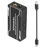 Uqezagpa USB C auf 3,5 mm 4,4 mm CS43131 Soundadapter Typ C Kopfhörer Dongle Box Kopfhörer-Verstärker