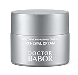 DOCTOR BABOR Renewal Cream | Regenerierende Anti-Aging und Anti-Pigmentflecken Gesichtscreme mit Pro-Retinol Komplex | Für eine strahlende, verjüngte Haut | Verfeinert das Hautbild | vegan | - 50ml