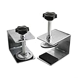 Effiziente C-Klemmen aus Stahl zur Sicherung von Schubladenfronten bei Holzbearbeitungsarbeiten (2 Stück)