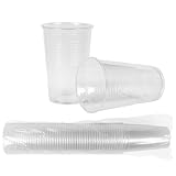 HEKU 50 transparente Einweg-Trinkbecher 0,3l | Aus Polypropylen | Ideal für Partys und Veranstaltungen