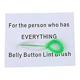 ZIDDAR Praktischer Bauchnabel-Reiniger, Fusselbürste, Werkzeug für Bauchnabel, Rücken und Gesicht