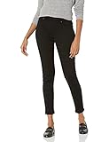 Amazon Essentials Damen Pull-On Stretch-Jeggings mit mittelhohem Bund (in Übergrößen erhältlich), Schwarz, 42