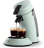 Philips Senseo Original Plus Kaffeepadmaschine mit Kaffeestärkeauswahl, Coffee Boost Technologie, aus recyceltem Plastik, Farbe: Mint (CSA210/20)
