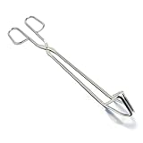 VALINK Grillzange aus Edelstahl, leicht, hitzebeständig, für Küche und Camping, 30 cm