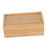 OSALADI Kasten Aufbewahrungsbox Mit Schiebedeckel Vorratsbehälter Mit Deckel Weiße Kisten Mit Deckel Netz-stifthalter Für Den Schreibtisch Aufbewahrungskörbe Aus Stoff Mit Deckel Holz