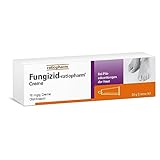 Fungizid-ratiopharm® Creme mit dem Wirkstoff Clotrimazol. Zur schonenden Behandlung verschiedener Pilzerkrankungen der Haut, wie z. B. Fußpilz. 20 g Creme