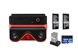 KanDao QooCam EGO 3D Camera - 24MP Photos 4K 60FPS Videos Viewer-Integrated 3D Stereoscopic Camera, Compatible on VR Headsets/AR Glasses/Projectors, Black Charging Kit