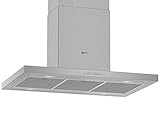 NEFF I95BBE2N0 Dunstabzugshaube N50, Inselhaube, 90 cm, Abluft oder Umluft, Energieeffizienz B